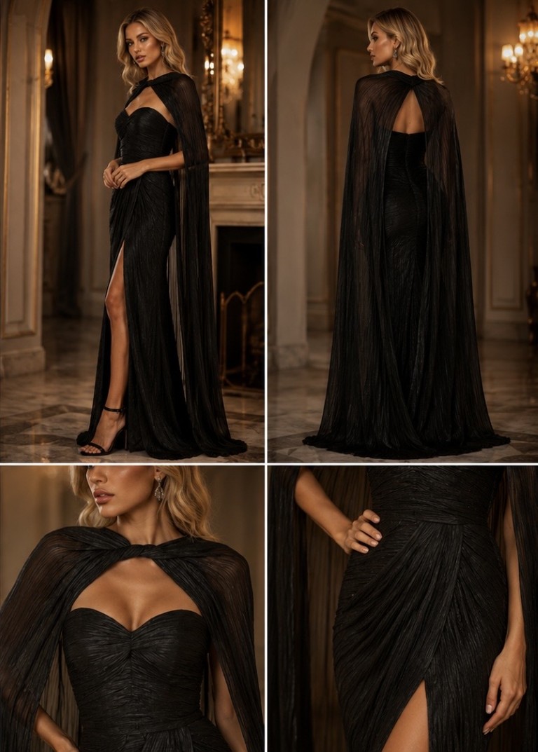 Rochie Gothic Symphony - imagine 3