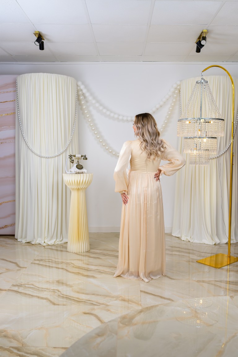Rochie Cataleya Nude - imagine 4
