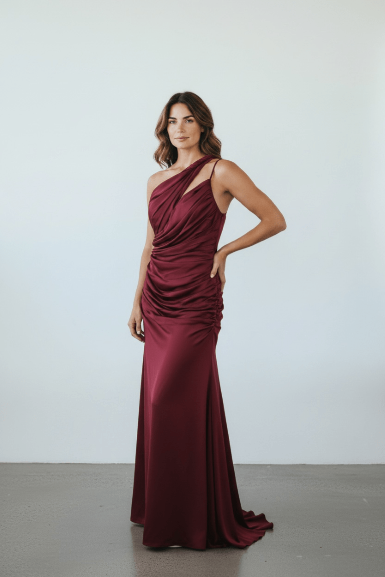 Rochie Bordeaux Muse - imagine 2